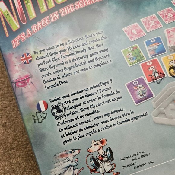 Nitro Glyxerol Science Action Lab Board Game, 2-4 players, ages 7+‎ NEW Sealed - Picture 4 of 6